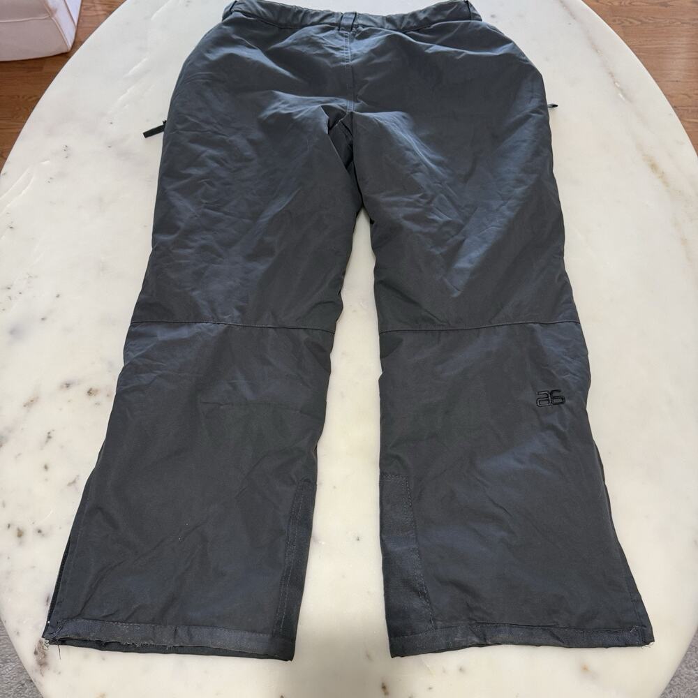 Arctix Men's L Black Insulated Snow Pants 5K Winter Skiing Softshell Waterproof